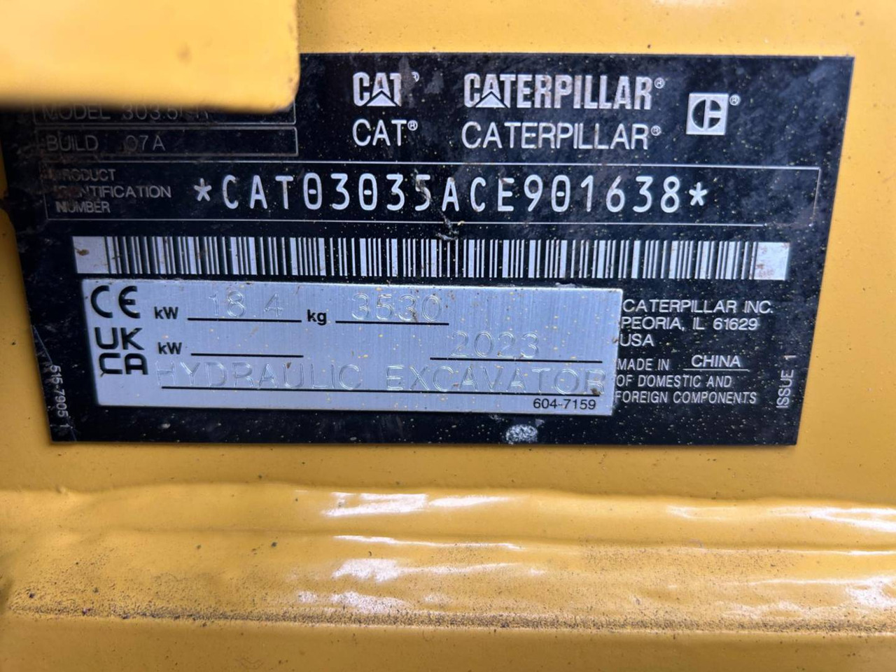 CAT 303.5 - حفار زحاف: صورة 5 CAT 303.5 - حفار زحاف: صورة 5