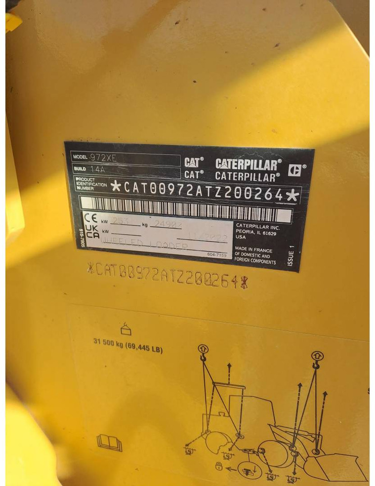اللودر بعجل CAT 972 XE: صورة 6