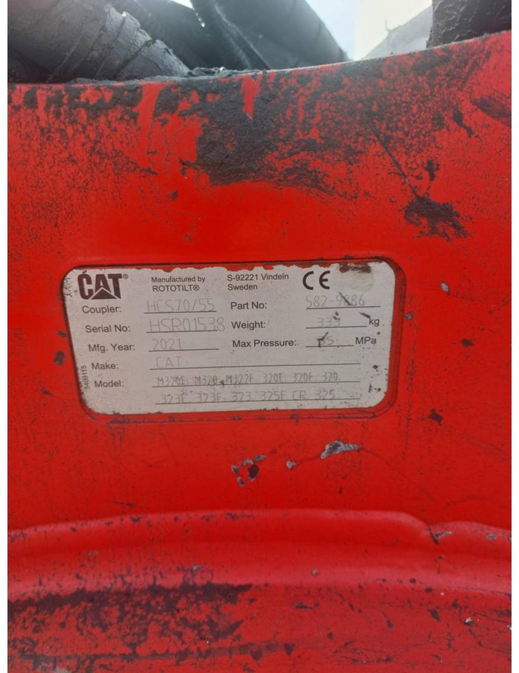 CAT HCS70/55/582-9886 - قارنة توصيل هيدروليكي: صورة 2 CAT HCS70/55/582-9886 - قارنة توصيل هيدروليكي: صورة 2