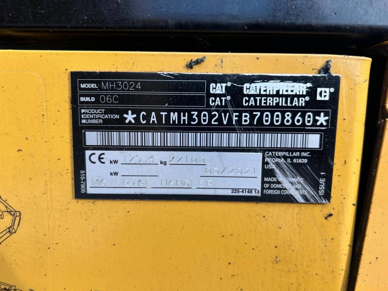 CAT MH3024-1 - حفارة دولاب: صورة 5 CAT MH3024-1 - حفارة دولاب: صورة 5