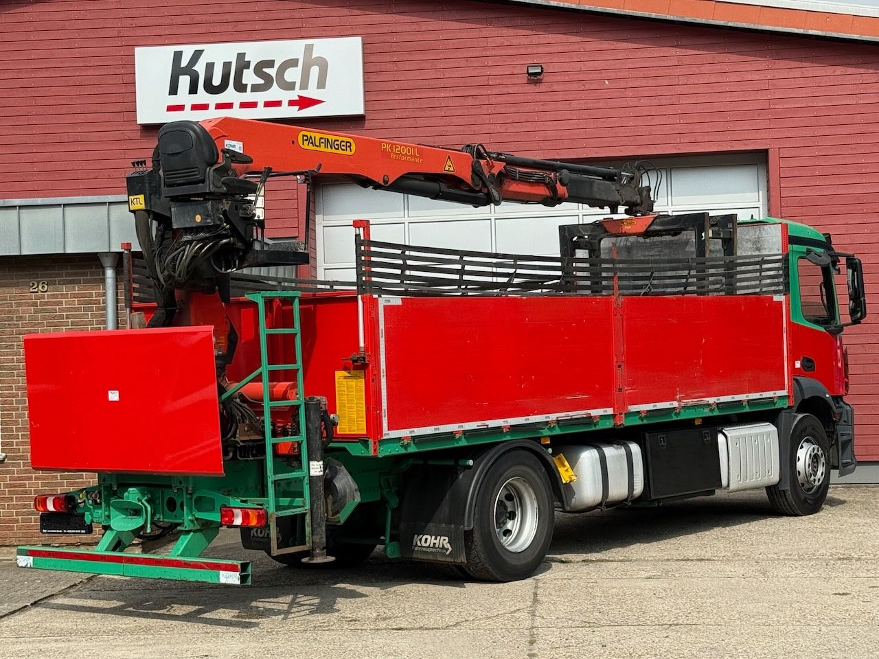 Mercedes-Benz Antos 1832L mit Palfinger PK 12001L Heckkran - شاحنات مسطحة, شاحنة كرين: صورة 5 Mercedes-Benz Antos 1832L mit Palfinger PK 12001L Heckkran - شاحنات مسطحة, شاحنة كرين: صورة 5
