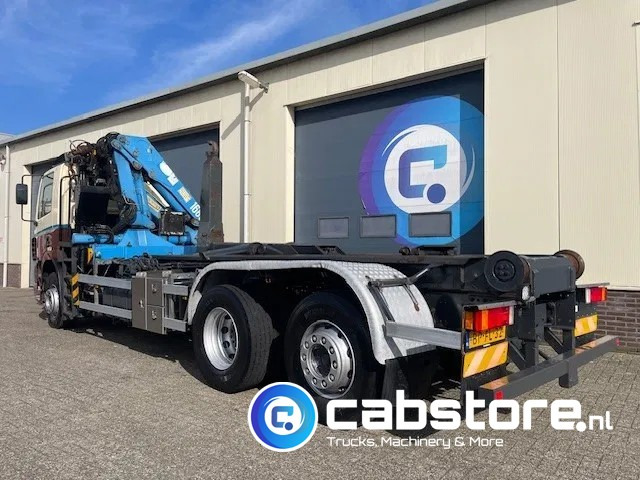 DAF CF 85.340 6X2 Euro 3 - Haakarm containersystem - Hooklift - Abrollkipper - Year 2004 - HMF 1680-K2 Crane - Grua - Ladekran - Autolaadkraan - شاحنة ذات خطاف, شاحنة كرين: صورة 2 DAF CF 85.340 6X2 Euro 3 - Haakarm containersystem - Hooklift - Abrollkipper - Year 2004 - HMF 1680-K2 Crane - Grua - Ladekran - Autolaadkraan - شاحنة ذات خطاف, شاحنة كرين: صورة 2
