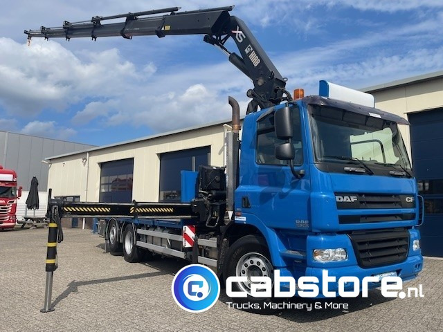 DAF CF 85.360 FAN 6x2 Euro 5 - Open laadbak + HIAB XS 377 EP-5 Hipro laadkraan - Remote control - Bouwjaar 2006 - Zeer goede conditie - شاحنات مسطحة, شاحنة كرين: صورة 2 DAF CF 85.360 FAN 6x2 Euro 5 - Open laadbak + HIAB XS 377 EP-5 Hipro laadkraan - Remote control - Bouwjaar 2006 - Zeer goede conditie - شاحنات مسطحة, شاحنة كرين: صورة 2