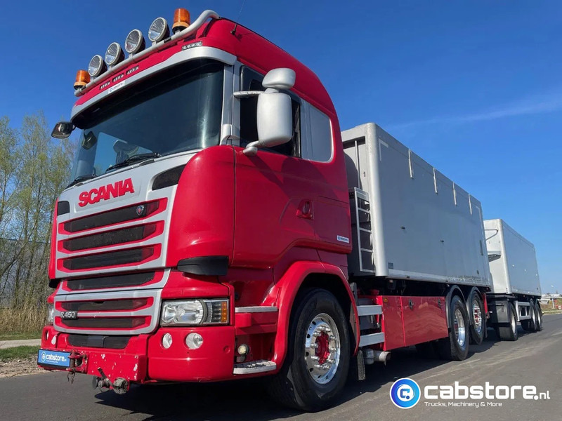 Scania LB6X2*4HNB Euro 6 - Year 2016 - RETARDER - ALUMINIUM kipper + FLOOR kipper aanhangwagen - Good Condition !! - شاحنة صهريج: صورة 1 Scania LB6X2*4HNB Euro 6 - Year 2016 - RETARDER - ALUMINIUM kipper + FLOOR kipper aanhangwagen - Good Condition !! - شاحنة صهريج: صورة 1