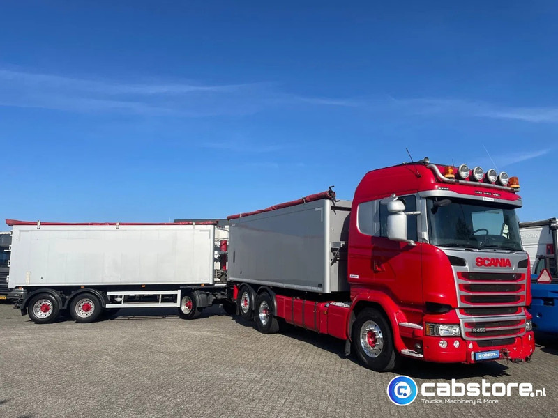 Scania R450 LB6X2*4HNB Euro 6 - Year 2016 - RETARDER - ALUMINIUM kipper + FLOOR kipper aanhangwagen - Good Condition !! - شاحنة قلاب: صورة 4 Scania R450 LB6X2*4HNB Euro 6 - Year 2016 - RETARDER - ALUMINIUM kipper + FLOOR kipper aanhangwagen - Good Condition !! - شاحنة قلاب: صورة 4