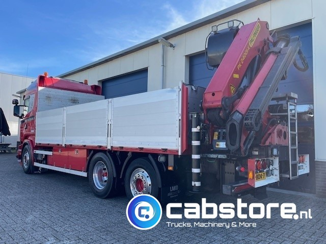 Scania R520 LB6X2*4HNB Euro 6 - Bouwjaar 2013 - Highline - Opticruise - Open box + Palfinger PK 24001-K B Autolaadkraan - Good condition ! - شاحنة كرين: صورة 5 Scania R520 LB6X2*4HNB Euro 6 - Bouwjaar 2013 - Highline - Opticruise - Open box + Palfinger PK 24001-K B Autolaadkraan - Good condition ! - شاحنة كرين: صورة 5