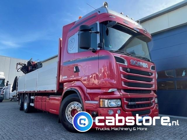Scania R520 LB6X2*4HNB Euro 6 - Bouwjaar 2013 - Highline - Opticruise - Open box + Palfinger PK 24001-K B Autolaadkraan - Good condition ! - شاحنات مسطحة, شاحنة كرين: صورة 4 Scania R520 LB6X2*4HNB Euro 6 - Bouwjaar 2013 - Highline - Opticruise - Open box + Palfinger PK 24001-K B Autolaadkraan - Good condition ! - شاحنات مسطحة, شاحنة كرين: صورة 4