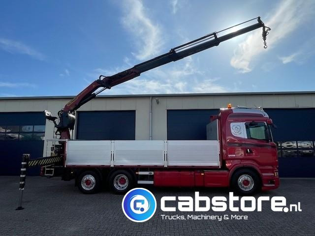 Scania R520 LB6X2*4HNB V8 Euro 6 - Bouwjaar 2013 - Highline - Opticruise - Open box + Palfinger PK 24001-K B Autolaadkraan - Good condition ! - شاحنة كرين: صورة 3 Scania R520 LB6X2*4HNB V8 Euro 6 - Bouwjaar 2013 - Highline - Opticruise - Open box + Palfinger PK 24001-K B Autolaadkraan - Good condition ! - شاحنة كرين: صورة 3