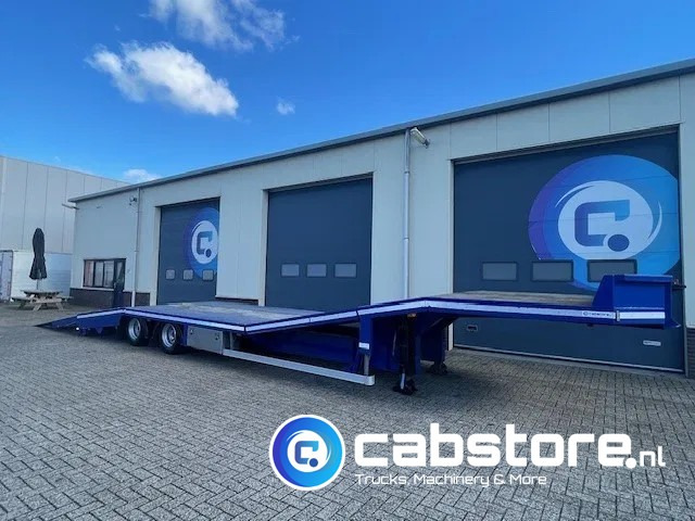 TURBO'S HOET SC22AA 2-assige oprij trailer Machine transporter - Uitschuif ramp !! - Year 2017 - Good condition - - نصف مقطورة نقل السيارات: صورة 5 TURBO'S HOET SC22AA 2-assige oprij trailer Machine transporter - Uitschuif ramp !! - Year 2017 - Good condition - - نصف مقطورة نقل السيارات: صورة 5