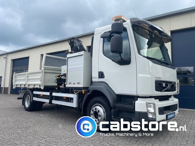 Volvo FL 240 4x2 Euro 5 - Kipper - MKG HLK 45 a2 Autolaadkraan - Bouwjaar 2012 - APK 18-10-2025 - ORIGINAL Km 35.640 !!!! - Good condition !! - شاحنة كرين: صورة 4 Volvo FL 240 4x2 Euro 5 - Kipper - MKG HLK 45 a2 Autolaadkraan - Bouwjaar 2012 - APK 18-10-2025 - ORIGINAL Km 35.640 !!!! - Good condition !! - شاحنة كرين: صورة 4