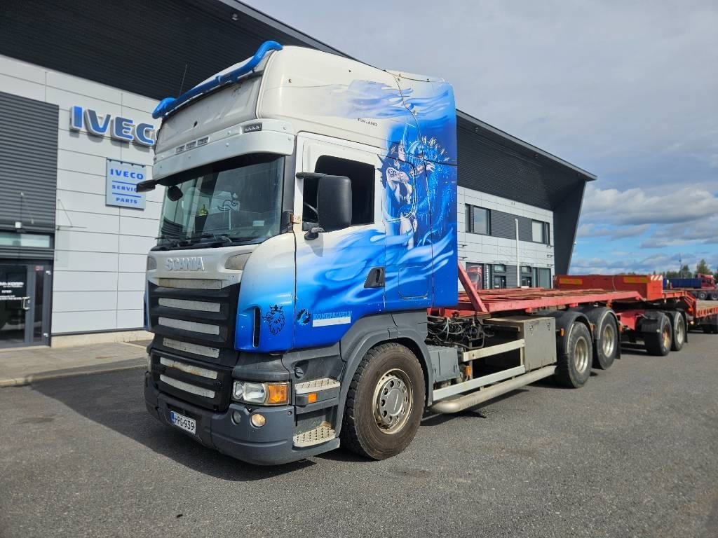 Scania R580 6x2 - شاحنة ذات خطاف: صورة 1 Scania R580 6x2 - شاحنة ذات خطاف: صورة 1
