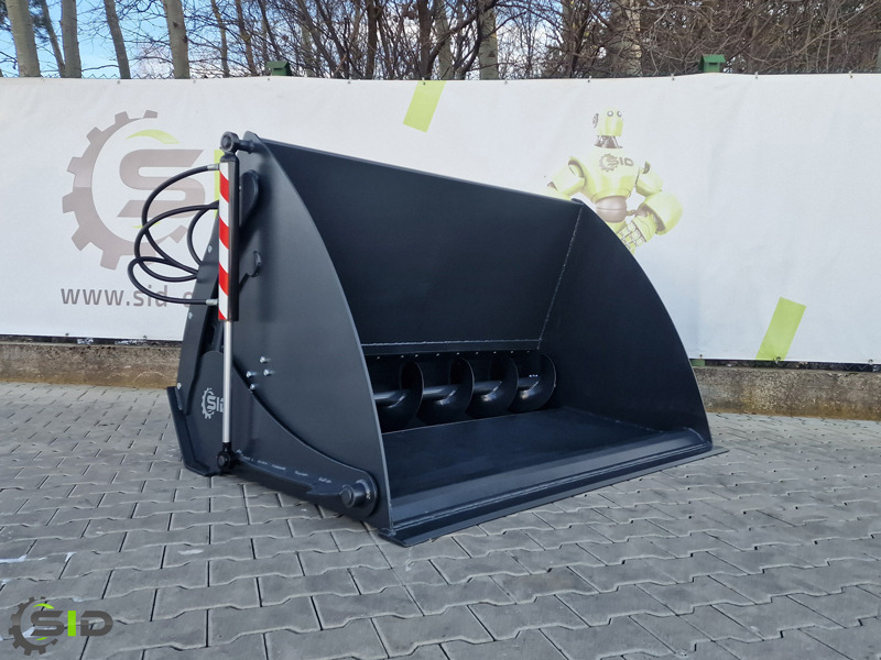SID EINFUTTERSCHAUFEL MIT SCHNECKE / Godet distributeur de concentrés / Feeder bucket 1,2 M - بكت شيول - الآلات الزراعية: صورة 1 SID EINFUTTERSCHAUFEL MIT SCHNECKE / Godet distributeur de concentrés / Feeder bucket 1,2 M - بكت شيول - الآلات الزراعية: صورة 1