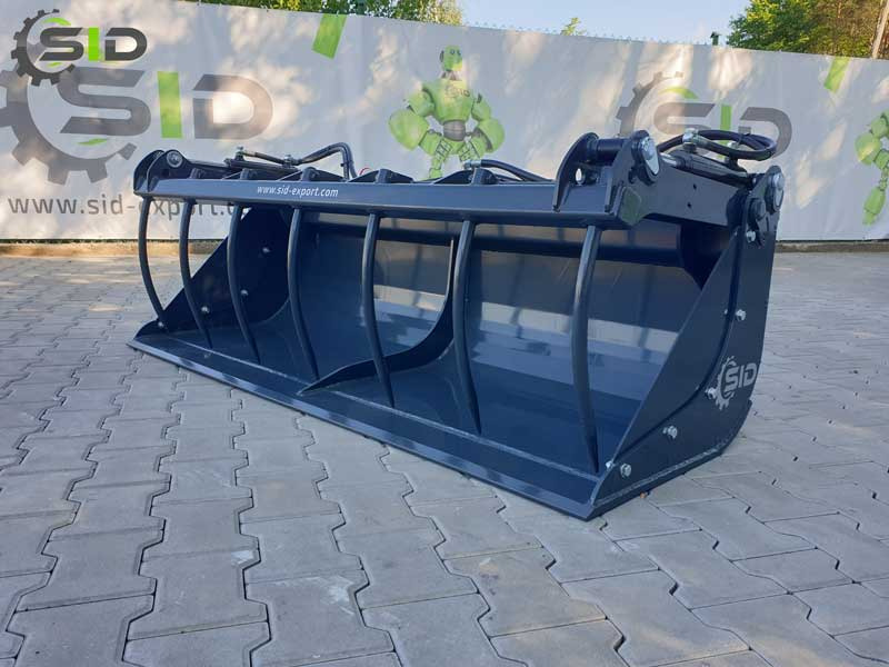 SID Greifschaufel Krokodilschaufel Silagegreifer S / Grab bucket forged tines S 1,2 m - دلو انتزاع - دلو انتزاع: صورة 1 SID Greifschaufel Krokodilschaufel Silagegreifer S / Grab bucket forged tines S 1,2 m - دلو انتزاع - دلو انتزاع: صورة 1