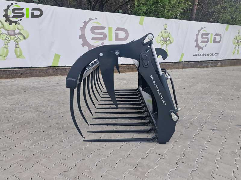 جديدة شوكة - الآلات الزراعية SID Krokodilgebiss Krokodilzange XL / Crocodile manure fork with grapple XL 1,8 m: صورة 6