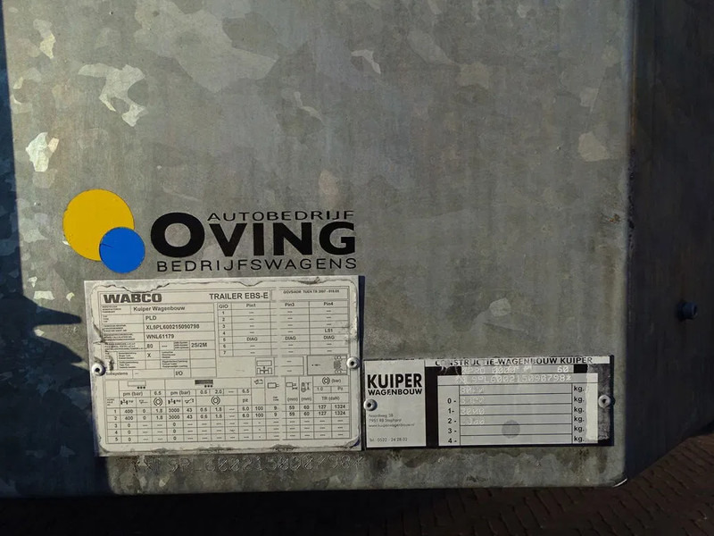 Kuiper 8 Tons Be Oplegger 670x195 laadvloerhoogte 50 cm - عربة منخفضة مسطحة نصف مقطورة: صورة 5 Kuiper 8 Tons Be Oplegger 670x195 laadvloerhoogte 50 cm - عربة منخفضة مسطحة نصف مقطورة: صورة 5