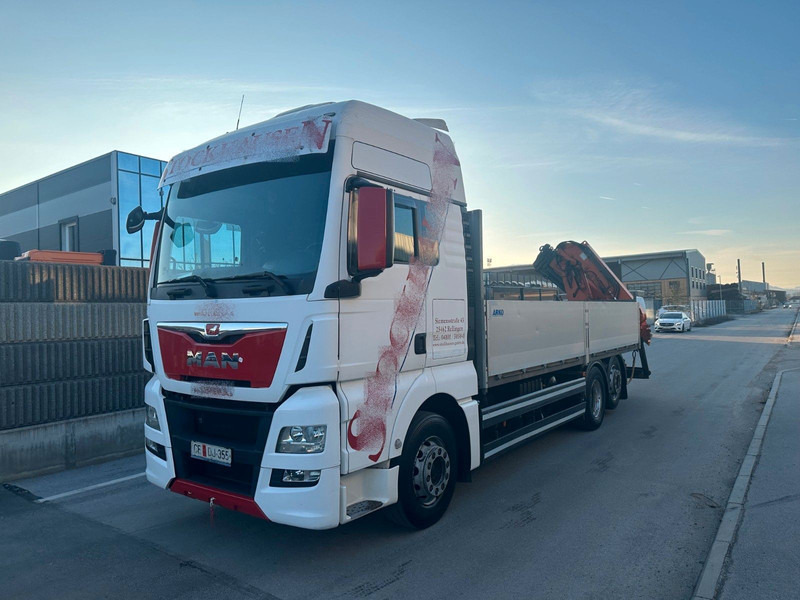 MAN TGX 26.440 - شاحنات مسطحة, شاحنة كرين: صورة 2 MAN TGX 26.440 - شاحنات مسطحة, شاحنة كرين: صورة 2