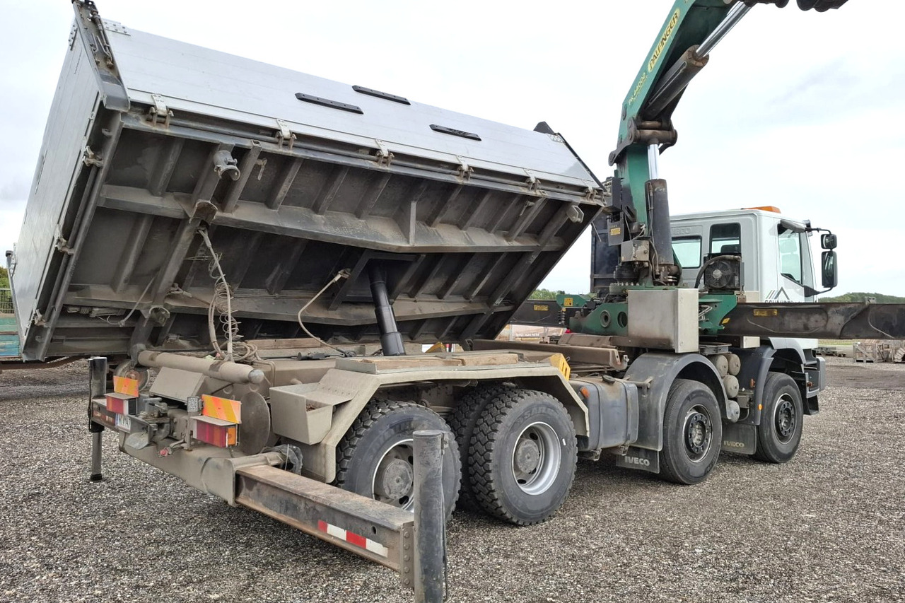 IVECO 480 EUROTRAKKER 8x4/TÜV/Palfinger PK 44002 G/MEILLER - شاحنة قلاب, شاحنة كرين: صورة 5 IVECO 480 EUROTRAKKER 8x4/TÜV/Palfinger PK 44002 G/MEILLER - شاحنة قلاب, شاحنة كرين: صورة 5