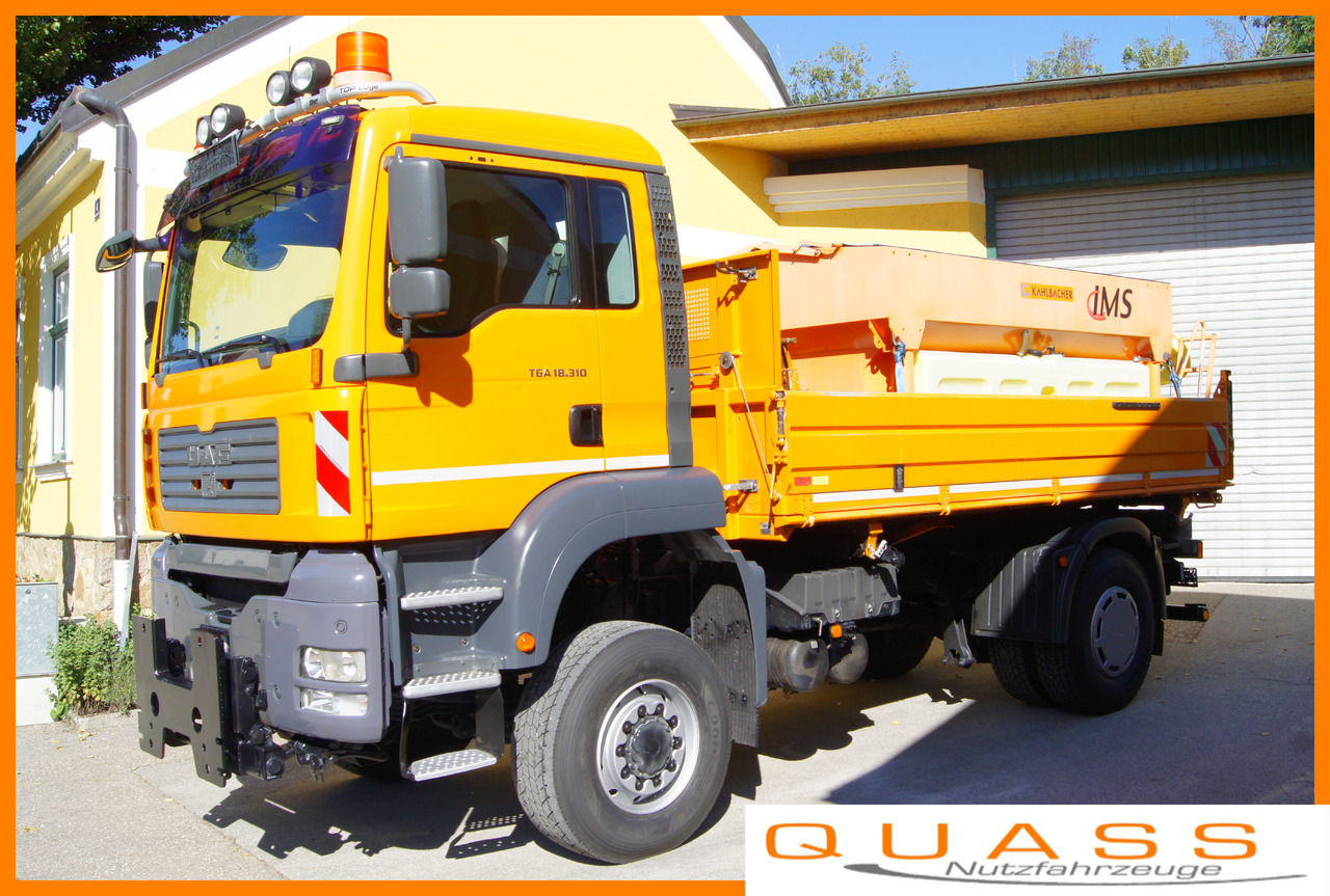 MAN TGA 18.310 BL 4x4/MEILLER/Salzstreuer/Winterdienst - شاحنة قلاب: صورة 1 MAN TGA 18.310 BL 4x4/MEILLER/Salzstreuer/Winterdienst - شاحنة قلاب: صورة 1