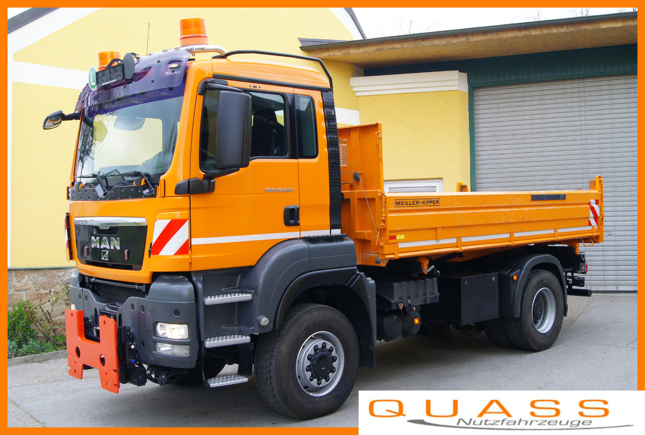 MAN TGS 18.320 BL 4x4/Euro 4/MEILLER/Winterdienst - شاحنة قلاب, شاحنة كرين: صورة 1 MAN TGS 18.320 BL 4x4/Euro 4/MEILLER/Winterdienst - شاحنة قلاب, شاحنة كرين: صورة 1