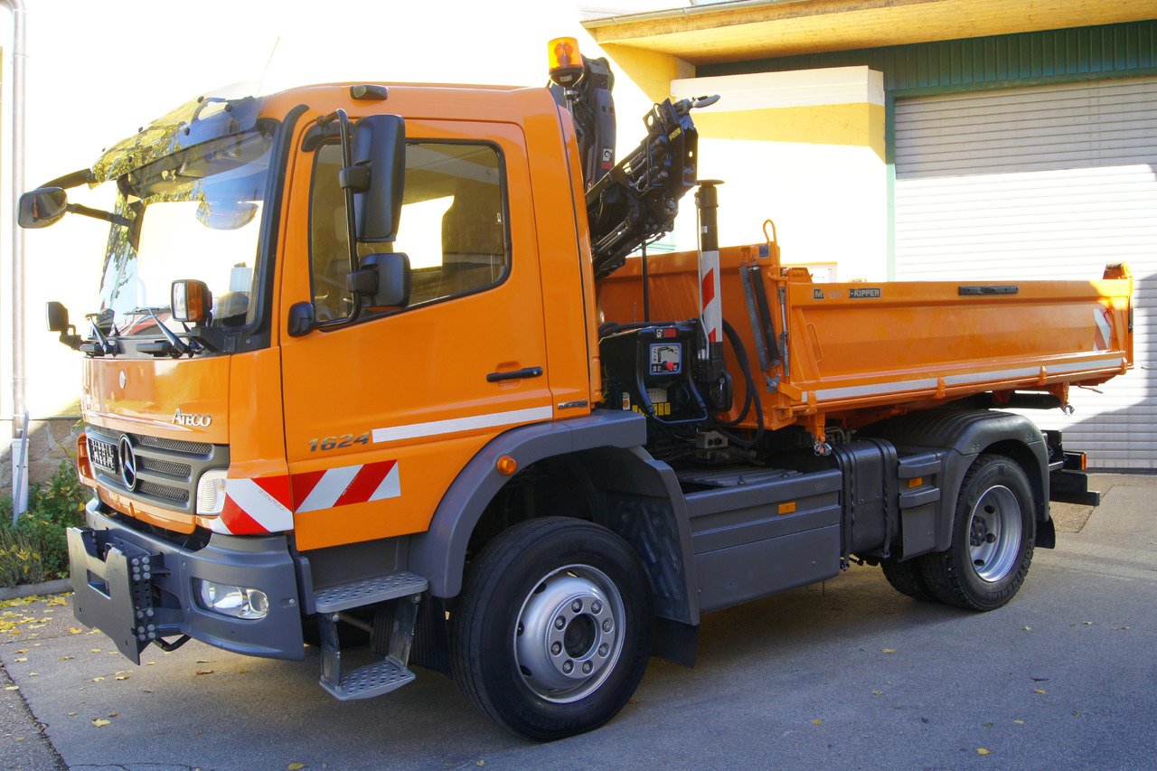 MERCEDES-BENZ ATEGO 1624 4x4/TÜV/Euro 5/HIAB/MEILLER/Winterdienst/Streuer/Schneepflug - شاحنة قلاب, شاحنة كرين: صورة 3 MERCEDES-BENZ ATEGO 1624 4x4/TÜV/Euro 5/HIAB/MEILLER/Winterdienst/Streuer/Schneepflug - شاحنة قلاب, شاحنة كرين: صورة 3
