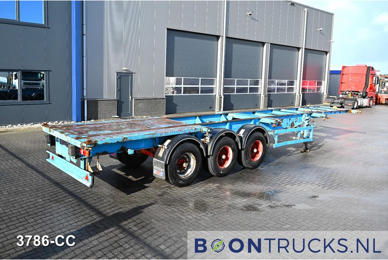 Blumhardt Cont.-Sal 40.24 E FIXED CHASSIS | 2x20-30-40ft * STEEL SUSPENSION * 5450 KG * BPW - نصف مقطورة لنقل الحاويات: صورة 1 Blumhardt Cont.-Sal 40.24 E FIXED CHASSIS | 2x20-30-40ft * STEEL SUSPENSION * 5450 KG * BPW - نصف مقطورة لنقل الحاويات: صورة 1