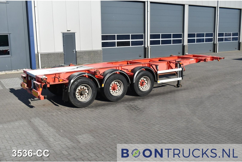 Burg BPO 12 27CDM12 TANK CHASSIS | 20-30ft * 3800 Kg * NL TRAILER - نصف مقطورة لنقل الحاويات: صورة 1 Burg BPO 12 27CDM12 TANK CHASSIS | 20-30ft * 3800 Kg * NL TRAILER - نصف مقطورة لنقل الحاويات: صورة 1