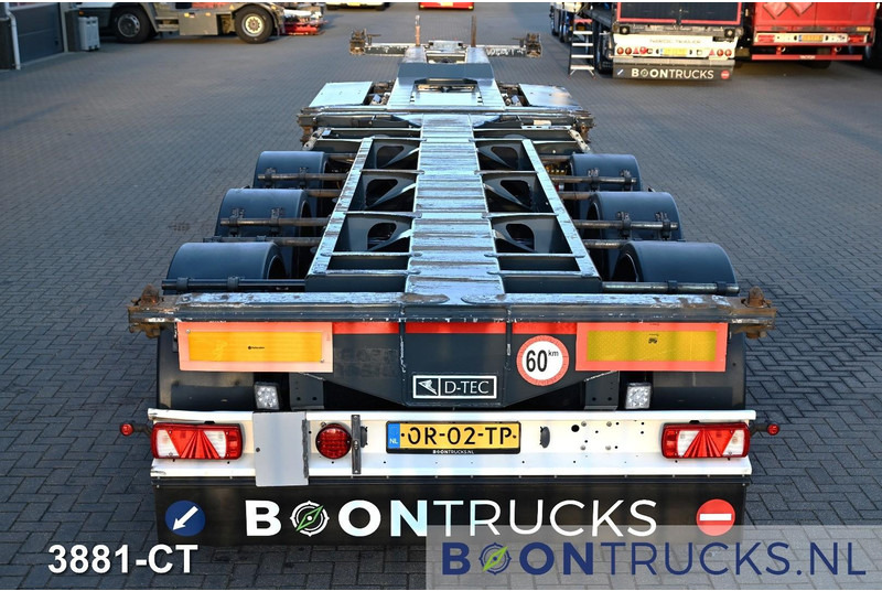 D-Tec COMBITRAILER S-LINE CT-521-S | 2x20-40-45ft HC * 3x STEERING * 4x LIFT AXLE * NL TRAILER * APK 04-2026 - نصف مقطورة لنقل الحاويات: صورة 5 D-Tec COMBITRAILER S-LINE CT-521-S | 2x20-40-45ft HC * 3x STEERING * 4x LIFT AXLE * NL TRAILER * APK 04-2026 - نصف مقطورة لنقل الحاويات: صورة 5