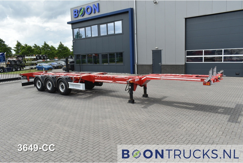 D-Tec FLEXITRAILER | 2x20-30-40-45ft HC * 2x LIFT AXLE * 2x EXTENDABLE * DISC BRAKES - نصف مقطورة لنقل الحاويات: صورة 4 D-Tec FLEXITRAILER | 2x20-30-40-45ft HC * 2x LIFT AXLE * 2x EXTENDABLE * DISC BRAKES - نصف مقطورة لنقل الحاويات: صورة 4