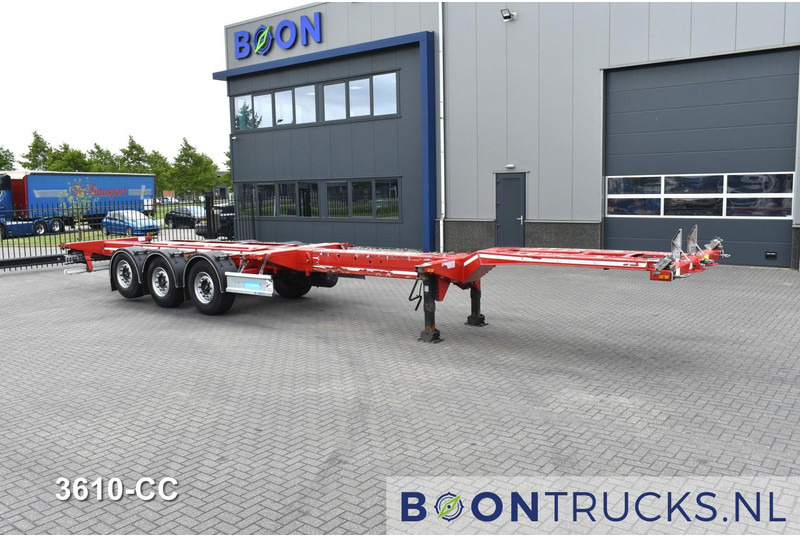 D-Tec FLEXITRAILER | 2x20-30-40-45ft HC * 2x LIFT AXLE * 2x EXTENDABLE * DISC BRAKES - نصف مقطورة لنقل الحاويات: صورة 4 D-Tec FLEXITRAILER | 2x20-30-40-45ft HC * 2x LIFT AXLE * 2x EXTENDABLE * DISC BRAKES - نصف مقطورة لنقل الحاويات: صورة 4