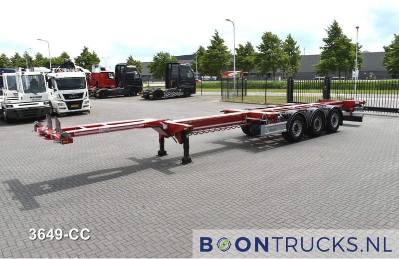 D-Tec FLEXITRAILER | 2x20-30-40-45ft HC * 2x LIFT AXLE * 2x EXTENDABLE * DISC BRAKES - نصف مقطورة لنقل الحاويات: صورة 5 D-Tec FLEXITRAILER | 2x20-30-40-45ft HC * 2x LIFT AXLE * 2x EXTENDABLE * DISC BRAKES - نصف مقطورة لنقل الحاويات: صورة 5