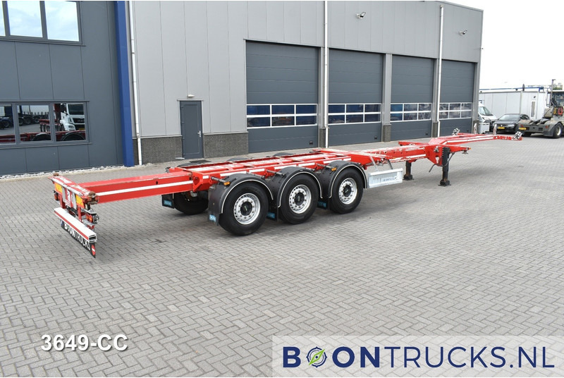 D-Tec FLEXITRAILER | 2x20-30-40-45ft HC * 2x LIFT AXLE * 2x EXTENDABLE * DISC BRAKES - نصف مقطورة لنقل الحاويات: صورة 2 D-Tec FLEXITRAILER | 2x20-30-40-45ft HC * 2x LIFT AXLE * 2x EXTENDABLE * DISC BRAKES - نصف مقطورة لنقل الحاويات: صورة 2