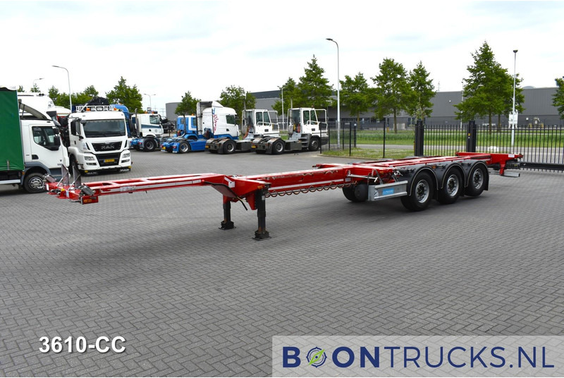 D-Tec FLEXITRAILER | 2x20-30-40-45ft HC * 2x LIFT AXLE * 2x EXTENDABLE * DISC BRAKES - نصف مقطورة لنقل الحاويات: صورة 5 D-Tec FLEXITRAILER | 2x20-30-40-45ft HC * 2x LIFT AXLE * 2x EXTENDABLE * DISC BRAKES - نصف مقطورة لنقل الحاويات: صورة 5