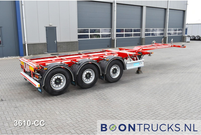D-Tec FLEXITRAILER | 2x20-30-40-45ft HC * 2x LIFT AXLE * 2x EXTENDABLE * DISC BRAKES - نصف مقطورة لنقل الحاويات: صورة 1 D-Tec FLEXITRAILER | 2x20-30-40-45ft HC * 2x LIFT AXLE * 2x EXTENDABLE * DISC BRAKES - نصف مقطورة لنقل الحاويات: صورة 1