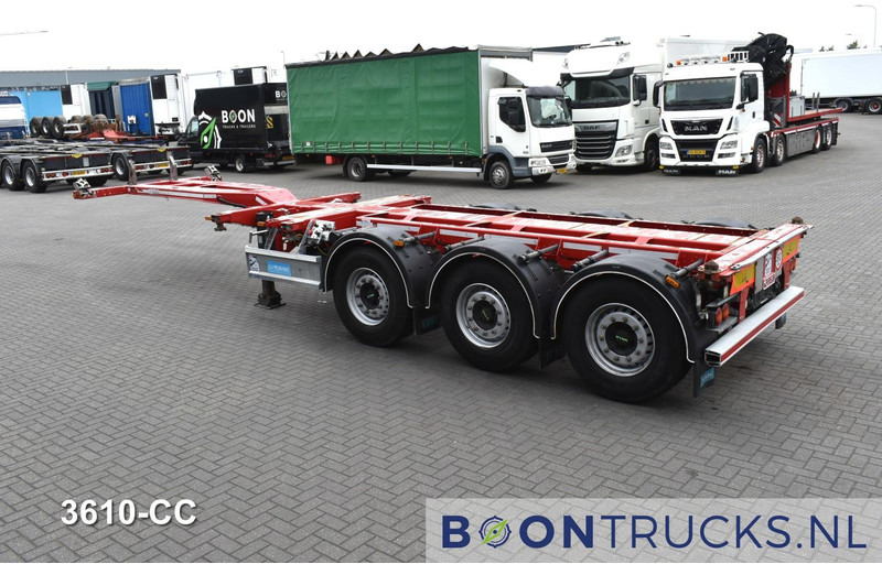 D-Tec FLEXITRAILER | 2x20-30-40-45ft HC * 2x LIFT AXLE * 2x EXTENDABLE * DISC BRAKES - نصف مقطورة لنقل الحاويات: صورة 3 D-Tec FLEXITRAILER | 2x20-30-40-45ft HC * 2x LIFT AXLE * 2x EXTENDABLE * DISC BRAKES - نصف مقطورة لنقل الحاويات: صورة 3