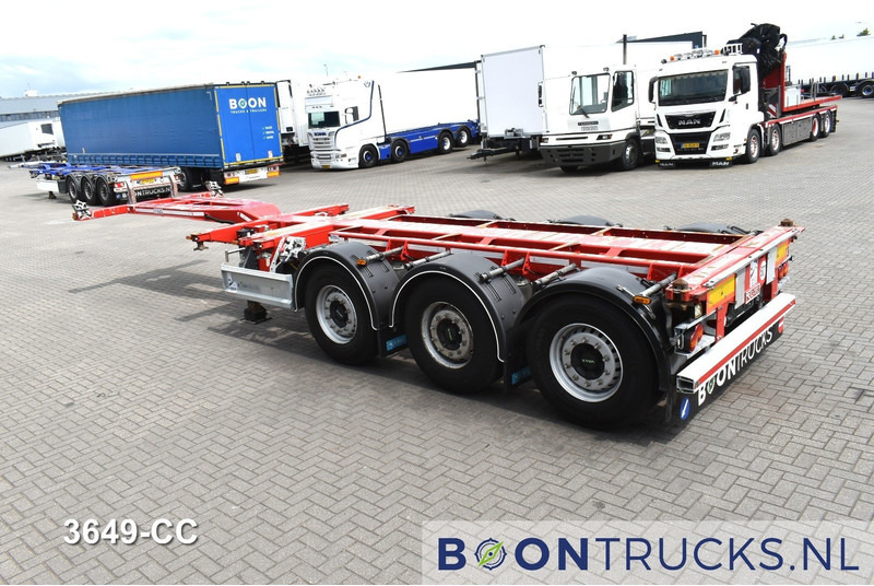 D-Tec FLEXITRAILER | 2x20-30-40-45ft HC * 2x LIFT AXLE * 2x EXTENDABLE * DISC BRAKES - نصف مقطورة لنقل الحاويات: صورة 3 D-Tec FLEXITRAILER | 2x20-30-40-45ft HC * 2x LIFT AXLE * 2x EXTENDABLE * DISC BRAKES - نصف مقطورة لنقل الحاويات: صورة 3