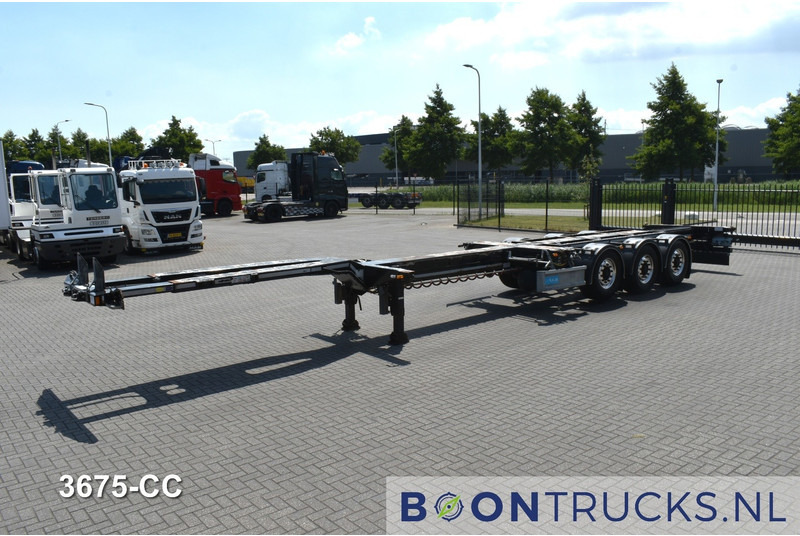 D-Tec FLEXITRAILER | 2x20-30-40-45ft HC * BPW / DISC * ALCOA * 3x EXTENDABLE - نصف مقطورة لنقل الحاويات: صورة 5 D-Tec FLEXITRAILER | 2x20-30-40-45ft HC * BPW / DISC * ALCOA * 3x EXTENDABLE - نصف مقطورة لنقل الحاويات: صورة 5