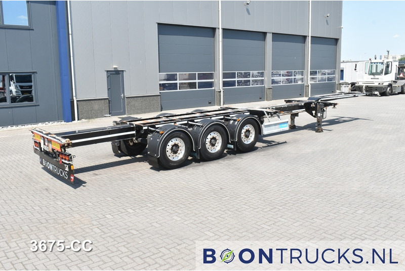 D-Tec FLEXITRAILER | 2x20-30-40-45ft HC * BPW / DISC * ALCOA * 3x EXTENDABLE - نصف مقطورة لنقل الحاويات: صورة 2 D-Tec FLEXITRAILER | 2x20-30-40-45ft HC * BPW / DISC * ALCOA * 3x EXTENDABLE - نصف مقطورة لنقل الحاويات: صورة 2