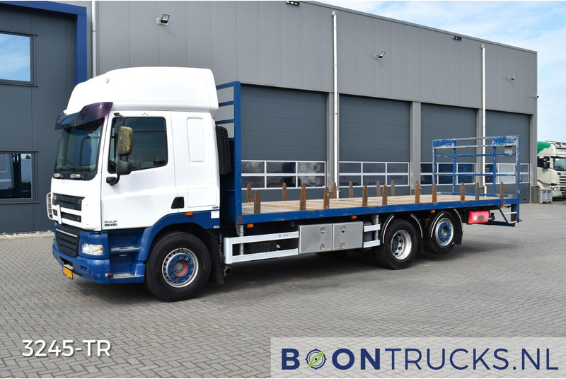 DAF CF85.410 6x2 | EURO5 * MANUAL * FORKLIFT CONN * LIFT AXLE * 778 cm * NL TRUCK - شاحنات مسطحة: صورة 1 DAF CF85.410 6x2 | EURO5 * MANUAL * FORKLIFT CONN * LIFT AXLE * 778 cm * NL TRUCK - شاحنات مسطحة: صورة 1