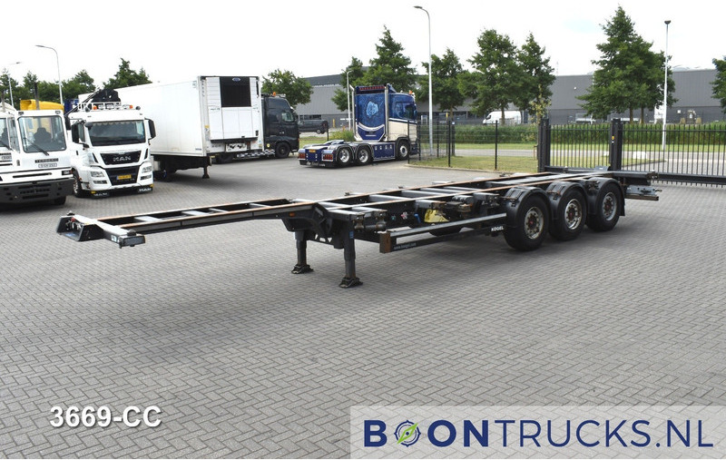 Kögel PORT 40 SIMPLEX 20 2x20-30-40ft HC * LIFT AXLE * SAF / DISC * EXTENDABLE REAR - نصف مقطورة لنقل الحاويات: صورة 5 Kögel PORT 40 SIMPLEX 20 2x20-30-40ft HC * LIFT AXLE * SAF / DISC * EXTENDABLE REAR - نصف مقطورة لنقل الحاويات: صورة 5