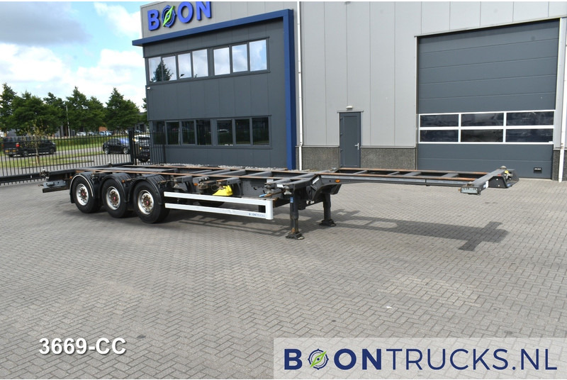 Kögel PORT 40 SIMPLEX 20 2x20-30-40ft HC * LIFT AXLE * SAF / DISC * EXTENDABLE REAR - نصف مقطورة لنقل الحاويات: صورة 4 Kögel PORT 40 SIMPLEX 20 2x20-30-40ft HC * LIFT AXLE * SAF / DISC * EXTENDABLE REAR - نصف مقطورة لنقل الحاويات: صورة 4