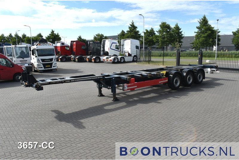 Krone SD BOX LINER | 2x20-40-45ft HC * LIFT AXLE * BPW/DISC * EXTENDABLE REAR * 10x AVAILABLE - نصف مقطورة لنقل الحاويات: صورة 4 Krone SD BOX LINER | 2x20-40-45ft HC * LIFT AXLE * BPW/DISC * EXTENDABLE REAR * 10x AVAILABLE - نصف مقطورة لنقل الحاويات: صورة 4