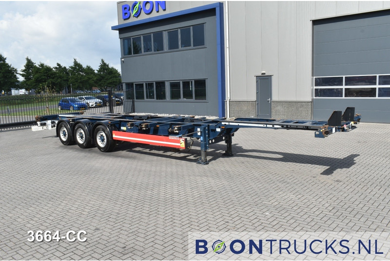 Krone SD BOX LINER | 2x20-40-45ft HC * LIFT AXLE * BPW/DISC * EXTENDABLE REAR * 9x AVAILABLE - نصف مقطورة لنقل الحاويات: صورة 4 Krone SD BOX LINER | 2x20-40-45ft HC * LIFT AXLE * BPW/DISC * EXTENDABLE REAR * 9x AVAILABLE - نصف مقطورة لنقل الحاويات: صورة 4