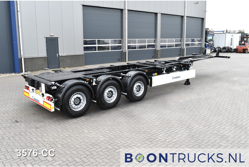 Krone SD BOX LINER NEW / UNREGISTERED | 2x20-40-45ft * LIFT AXLE * DISC BRAKES - نصف مقطورة لنقل الحاويات: صورة 1 Krone SD BOX LINER NEW / UNREGISTERED | 2x20-40-45ft * LIFT AXLE * DISC BRAKES - نصف مقطورة لنقل الحاويات: صورة 1