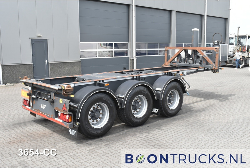 LAG O-3-CC | 20ft TIPPING CHASSIS * 24v SELF SUPPORT * LIFT AXLE * BPW / DISC - نصف مقطورة لنقل الحاويات: صورة 1 LAG O-3-CC | 20ft TIPPING CHASSIS * 24v SELF SUPPORT * LIFT AXLE * BPW / DISC - نصف مقطورة لنقل الحاويات: صورة 1