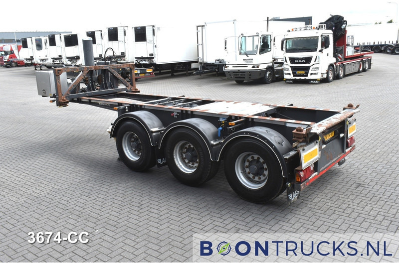 LAG O-3-CC A9 | 20ft TIPPING CHASSIS * 24v SELF SUPPORT * LIFT AXLE * BPW / DISC - نصف مقطورة لنقل الحاويات: صورة 3 LAG O-3-CC A9 | 20ft TIPPING CHASSIS * 24v SELF SUPPORT * LIFT AXLE * BPW / DISC - نصف مقطورة لنقل الحاويات: صورة 3
