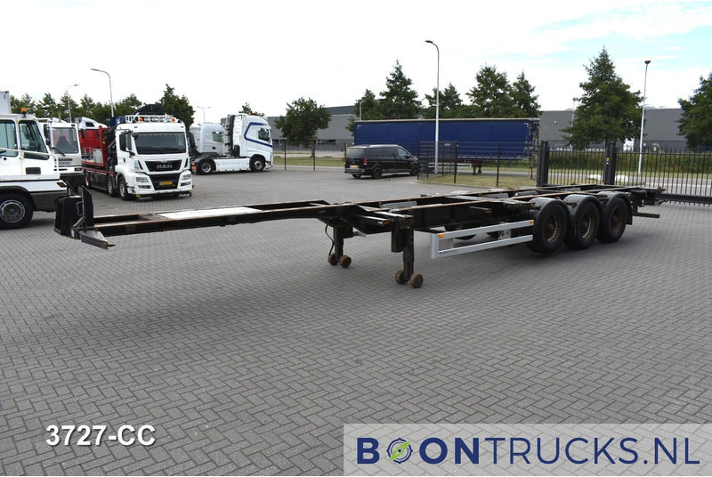 Pacton T3-007 | 2x20-40-45ft HC * FIXED CHASSIS * LIFT AXLE * NL TRAILER - نصف مقطورة لنقل الحاويات: صورة 4 Pacton T3-007 | 2x20-40-45ft HC * FIXED CHASSIS * LIFT AXLE * NL TRAILER - نصف مقطورة لنقل الحاويات: صورة 4