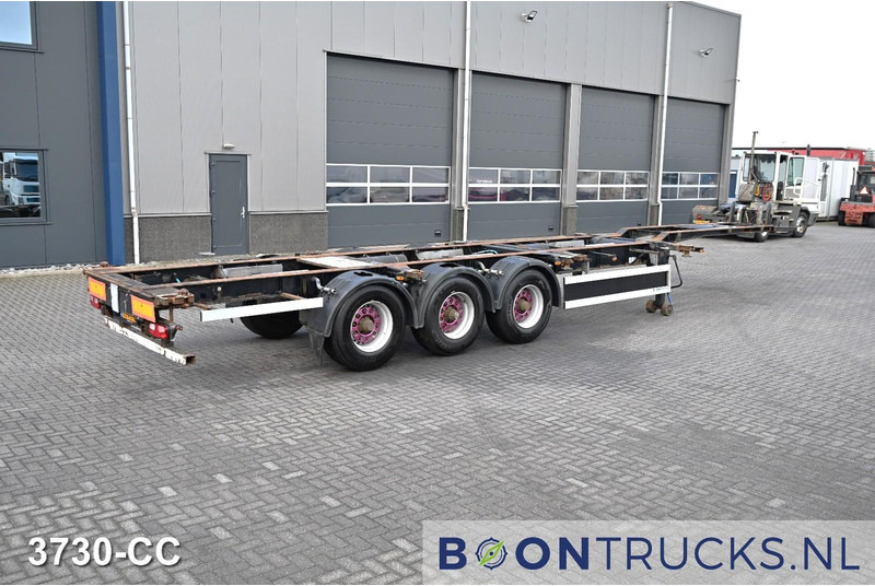 Pacton T3-007 2x20-40-45ft HC * LIFT AXLE * BPW * NL TRAILER - نصف مقطورة لنقل الحاويات: صورة 1 Pacton T3-007 2x20-40-45ft HC * LIFT AXLE * BPW * NL TRAILER - نصف مقطورة لنقل الحاويات: صورة 1