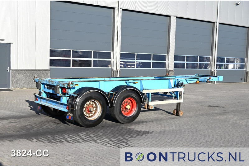 Schweriner Nutzfahrzeuge CS 20 CHASSIS | 20 ft * STEEL SUSPENSION * BPW/DRUM * 9x AVAILABLE - نصف مقطورة لنقل الحاويات: صورة 1 Schweriner Nutzfahrzeuge CS 20 CHASSIS | 20 ft * STEEL SUSPENSION * BPW/DRUM * 9x AVAILABLE - نصف مقطورة لنقل الحاويات: صورة 1