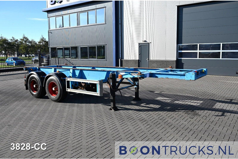 Schweriner Nutzfahrzeuge CS 20 CHASSIS | 20ft * STEEL SUSPENSION * BPW/DRUM * 9x AVAILABLE - نصف مقطورة لنقل الحاويات: صورة 3 Schweriner Nutzfahrzeuge CS 20 CHASSIS | 20ft * STEEL SUSPENSION * BPW/DRUM * 9x AVAILABLE - نصف مقطورة لنقل الحاويات: صورة 3
