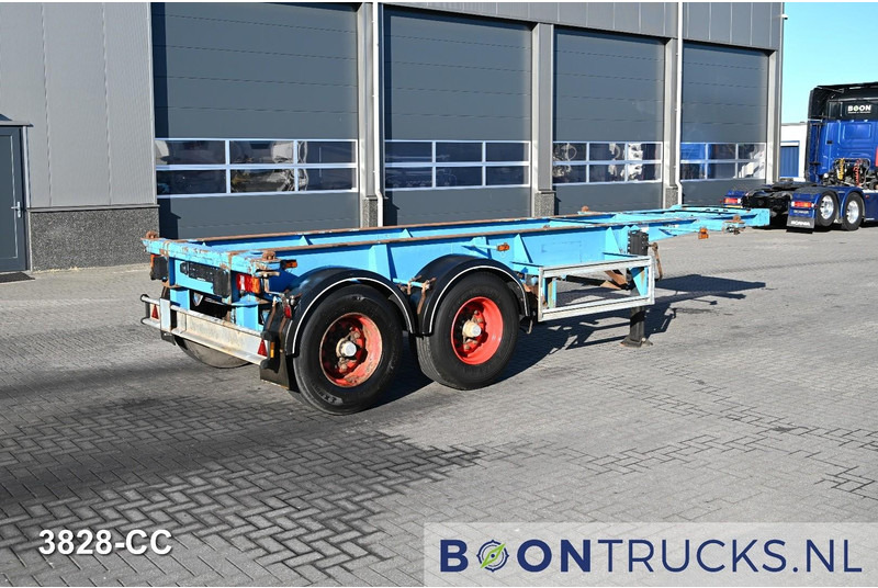 Schweriner Nutzfahrzeuge CS 20 CHASSIS | 20ft * STEEL SUSPENSION * BPW/DRUM * 9x AVAILABLE - نصف مقطورة لنقل الحاويات: صورة 1 Schweriner Nutzfahrzeuge CS 20 CHASSIS | 20ft * STEEL SUSPENSION * BPW/DRUM * 9x AVAILABLE - نصف مقطورة لنقل الحاويات: صورة 1